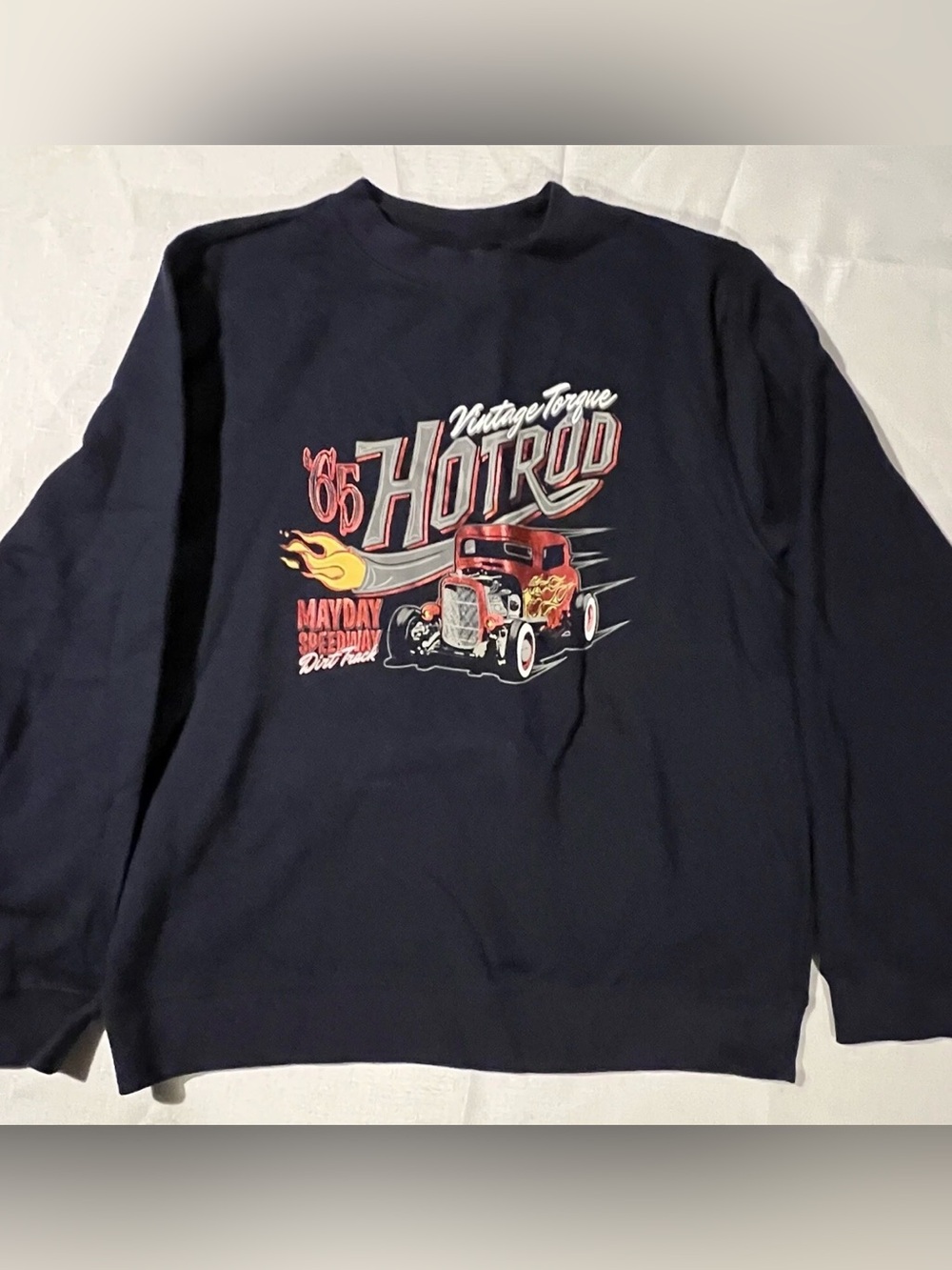 Vintage Boys Jox Boxer Torque Hotrod Lg 10/12 Sweatshirt